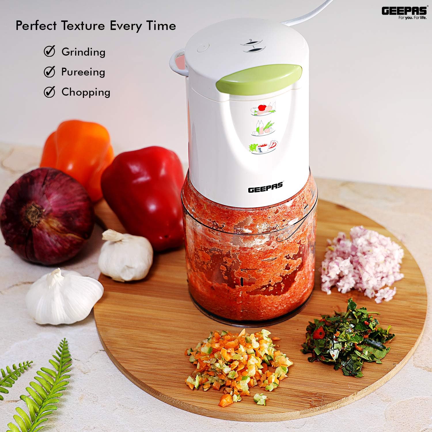 Geepas 500W Multi Chopper, Whte, 500ml - Image 5