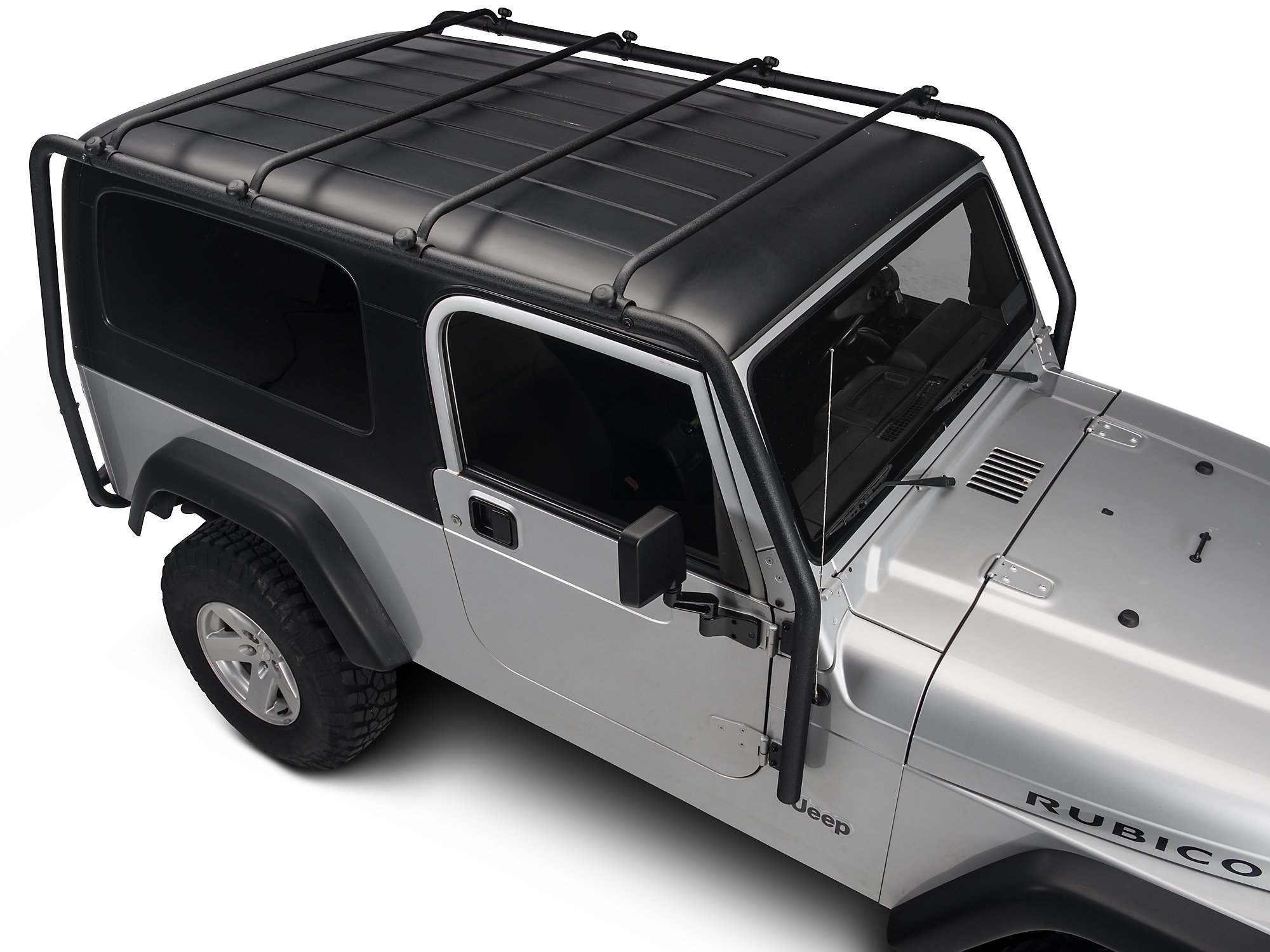 Barricade Roof Rack Textured Black for Jeep Wrangler TJ Unlimited