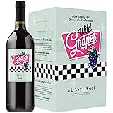 Wild Grapes, Premium DIY Wine Making Kits, Chilean Merlot, 6L, Makes Up to 30 Bottles/6 Gallons of Wine