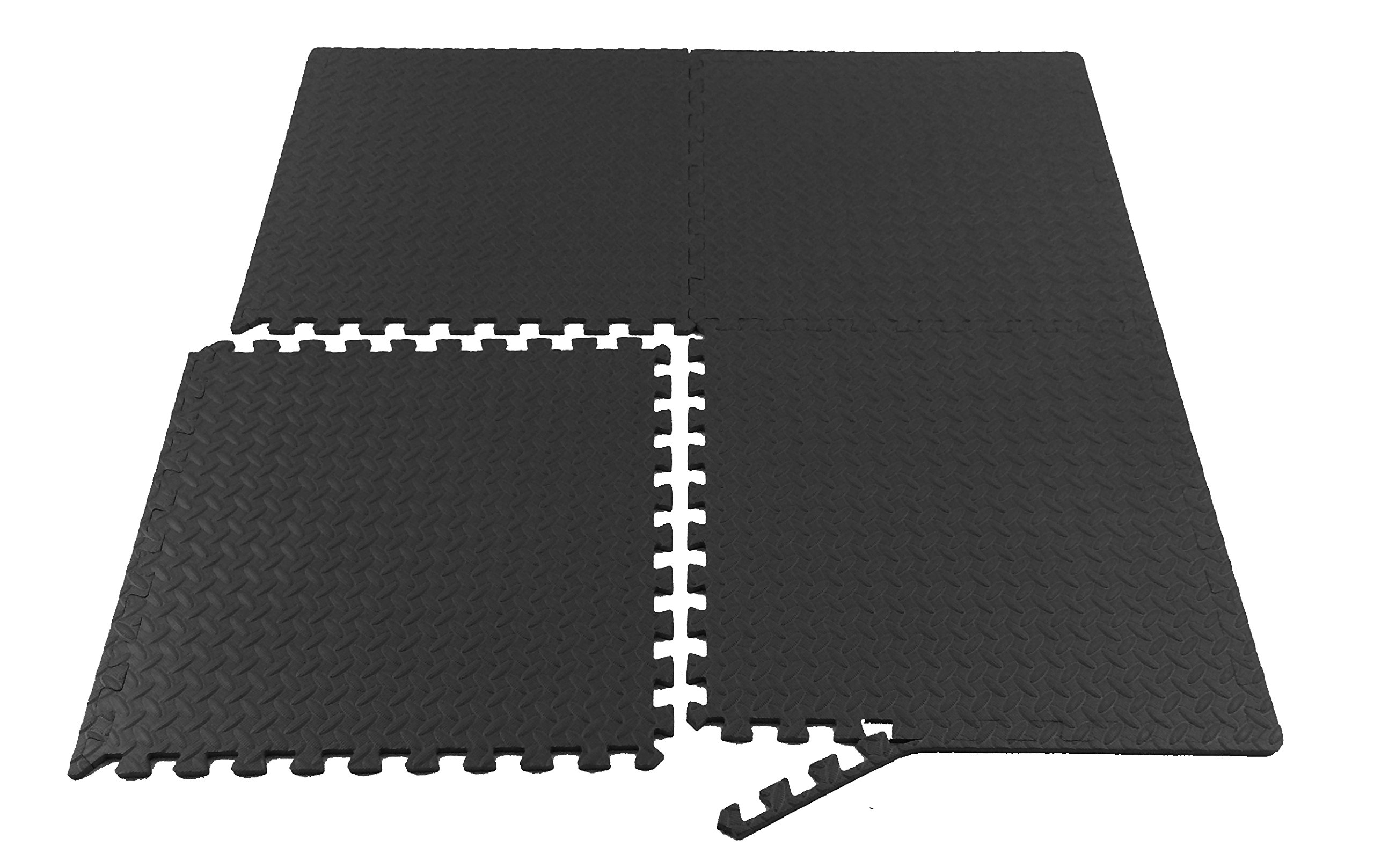 ProsourceFit Puzzle Exercise Mat, EVA Foam Interlocking Tiles