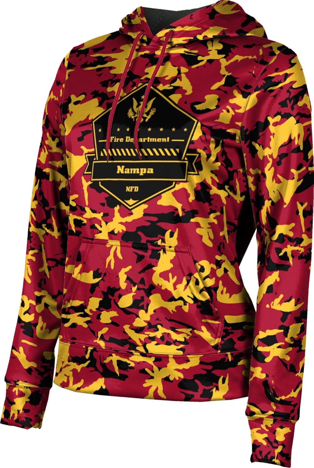 ProSphere Girls Springfield Fire Department Camo Pullover Hoodie chic ProSphere Girls Springfield Fire Department Camo Pullover Hoodie chic