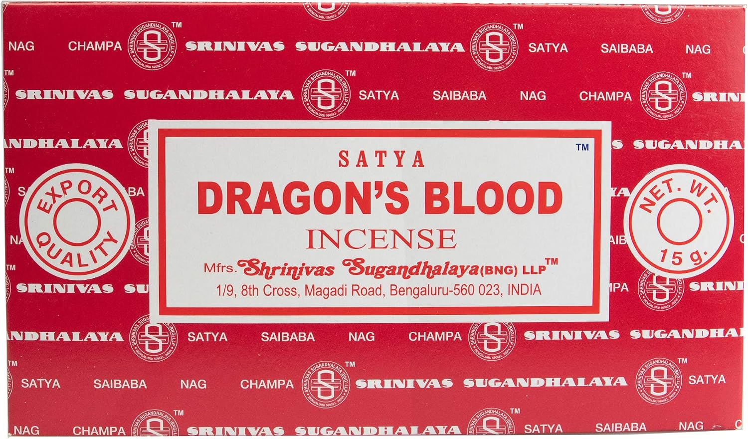 Satya Incense Sticks, Black, Dragon's Blood