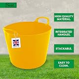 Neat Plastics Flexi Tubs Pack of 5 Yellow 42L Large Buckets view 4