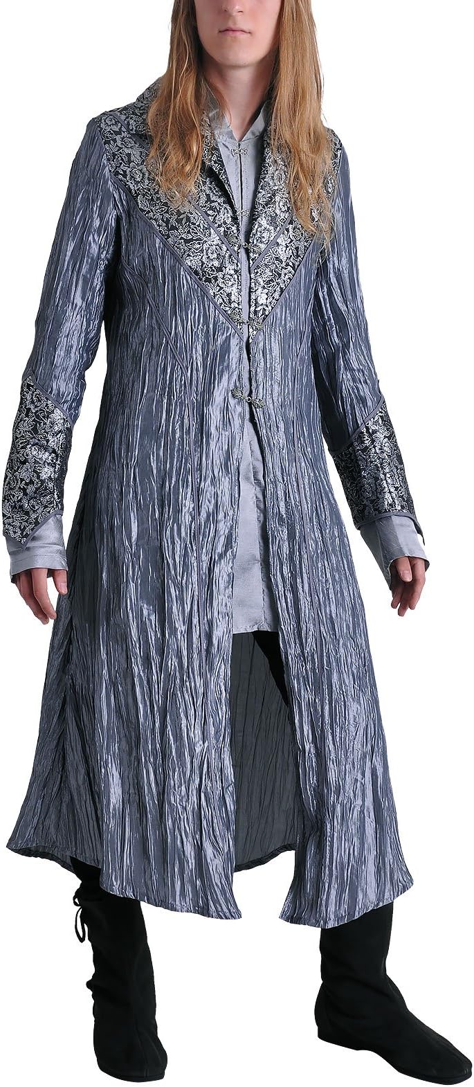 Thranduils coat elves costume men for Middle Earth fans by Elbenwald, in silver