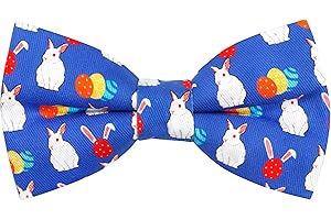 OCIA Cute Pattern Pre-tied Bow Tie Adjustable Bowties for Adult & Children