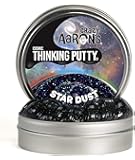 Crazy Aaron's Thinking Putty 4" Tin - Cosmic Star Dust - Multi-Color Sparkle Glow Putty, Soft Texture - Never Dries Out