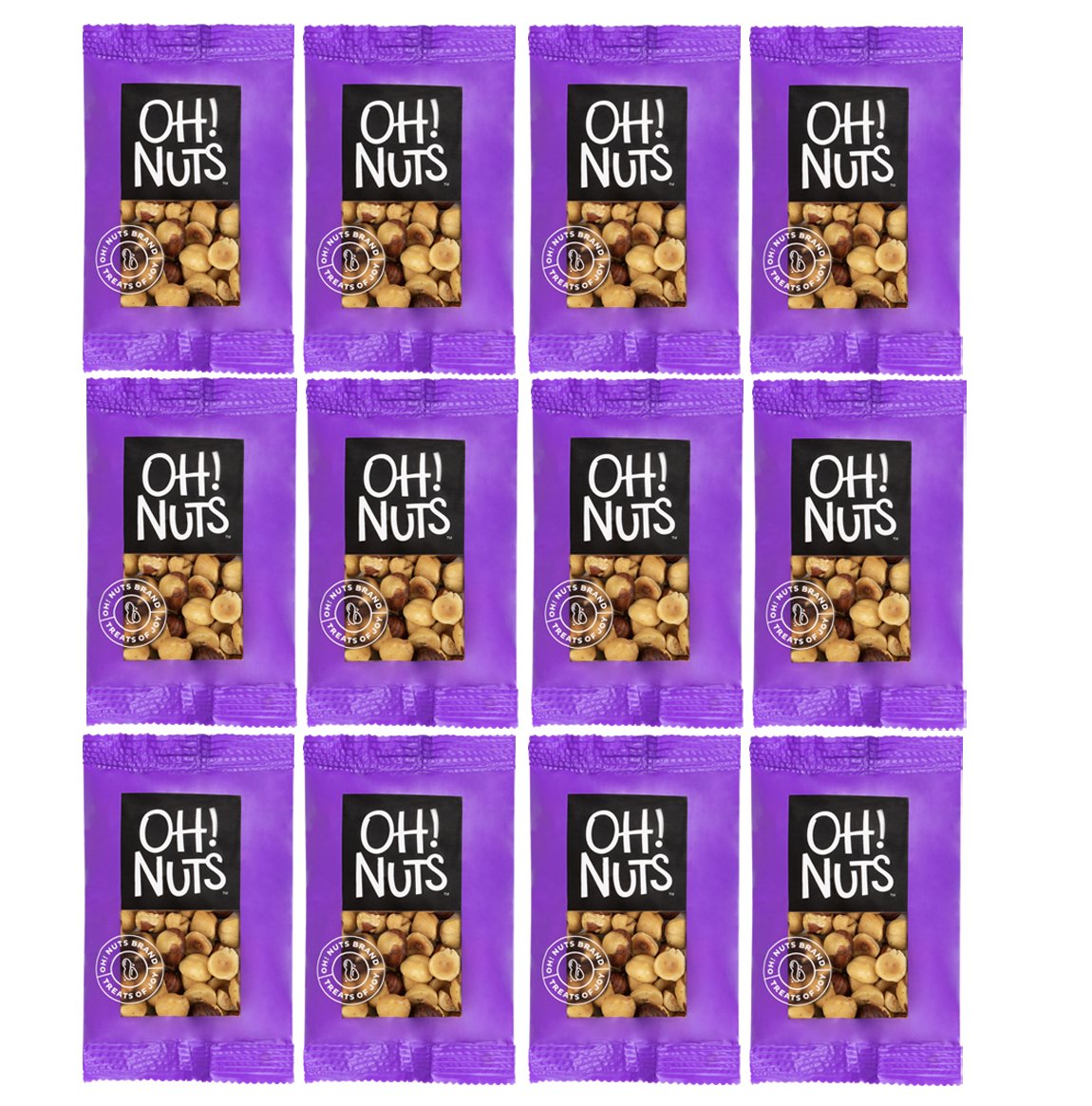 Oh! Nuts Filberts Snacks Packs Individual Serving Size