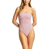 Seafolly Womens Dd Cup Bandeau One Piece Swimsuit