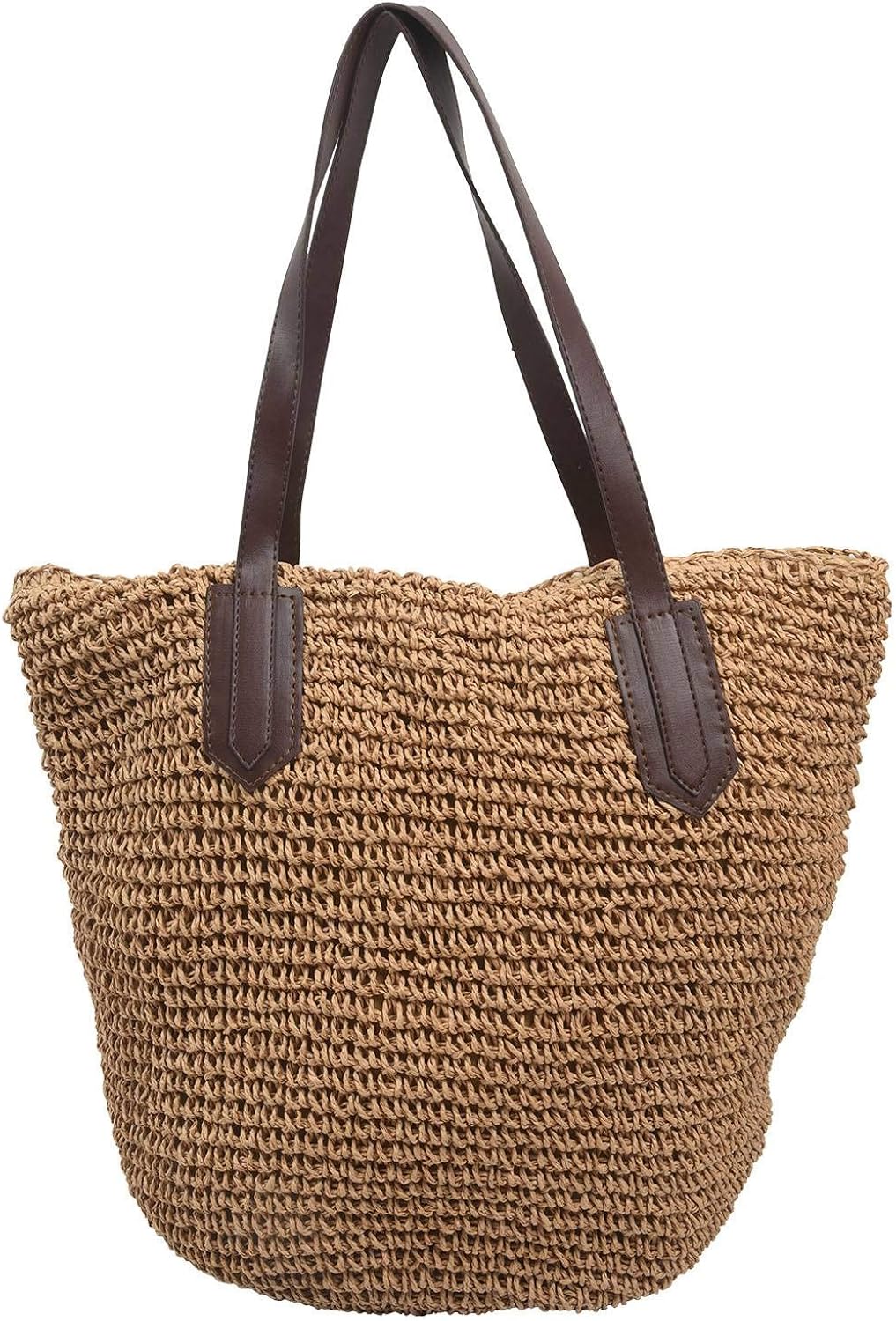 HORIALENCE Strohtasche Damen - Gewebte Umhängetasche Mit Quaste