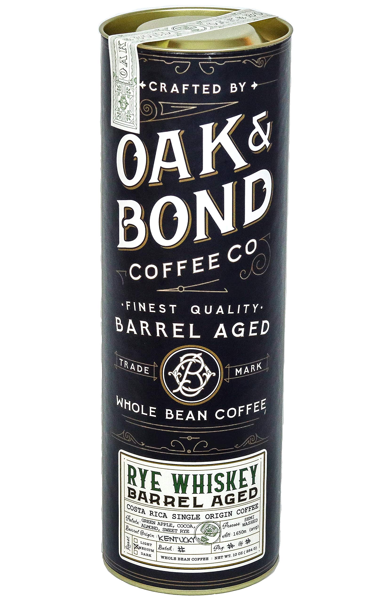 Bourbon Barrel Aged Coffee Whole Bean Coffee, Brazil