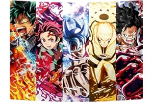 JUMANT Anime Tapestry for Bedroom - Anime Stuff - Anime Merch - Anime Decor - Anime Wall Art - Anime Room Decor - Anime Birthday Decorations - Anime Wallpapers - Heroes - 78.7x59 In