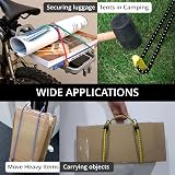 ANSIO Bungee Cords with Hooks Assorted Pack 12 Elastic Straps 16-40in view 5