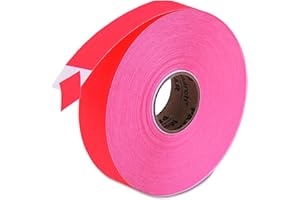 MONARCH PAXAR Monarch 925075 Easy-Load 1131 1-Line Pricemarker Label, 7/16 x 7/8, Fluorescent Red (Pack of 2500)