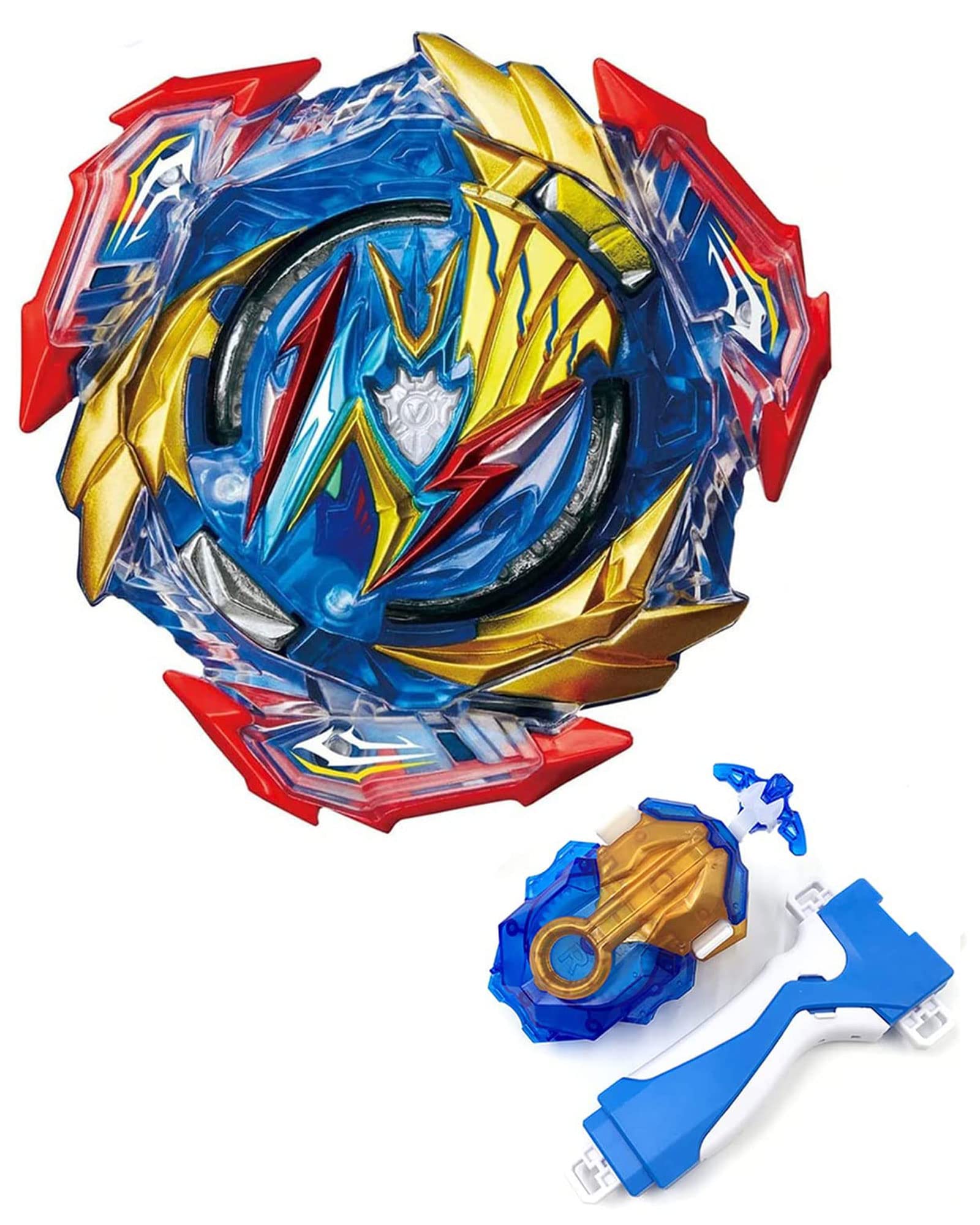 Desamvap Battling Tops, Battling Burst Booster Dynamite B-193 Battle Gyro Spinning Tops with Launcher Right Spin DB Layer System Gifts for Kids Children Boys