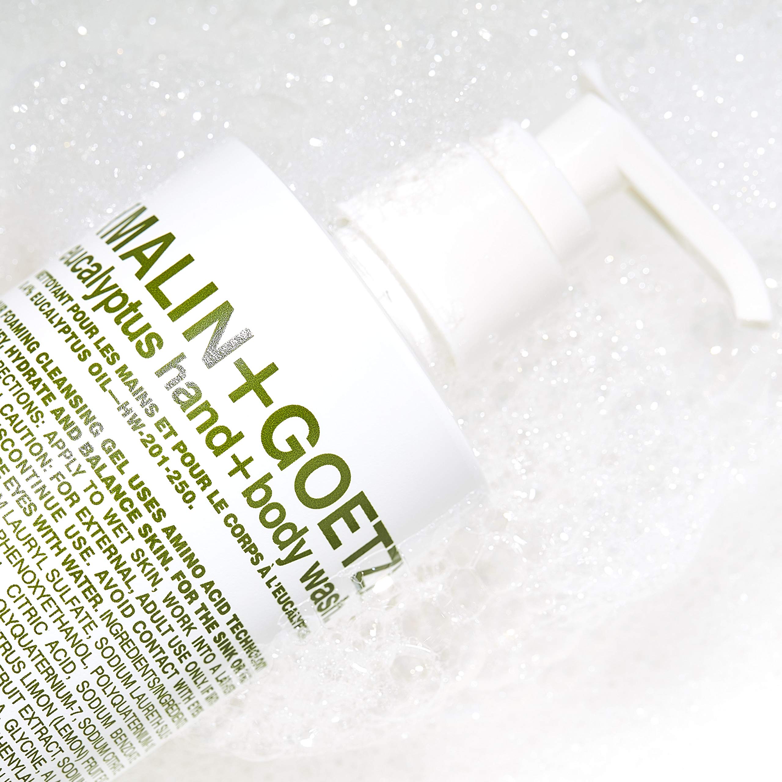 MALIN+GOETZ Hand + Body Wash – natural hydrating soap, cleansing and purifying for all skin types, prevents stripping or irritation on sensitive skin. Cruelty-free. Beauty Care