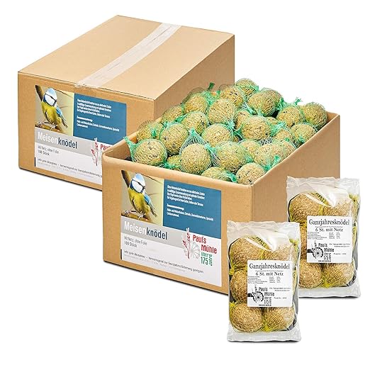 Paul´s Mühle Meisenknödel mit Netz im Karton, inkl. extra Ganzjahresknödel