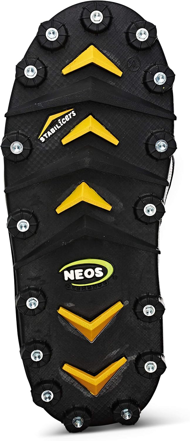 STABILicers Neos High Waterproof Overshoe with Integrated Traction Cleats: Shoes