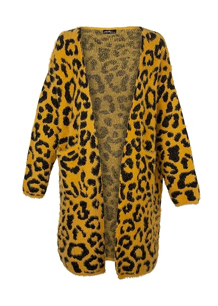 leopard maxi cardigan