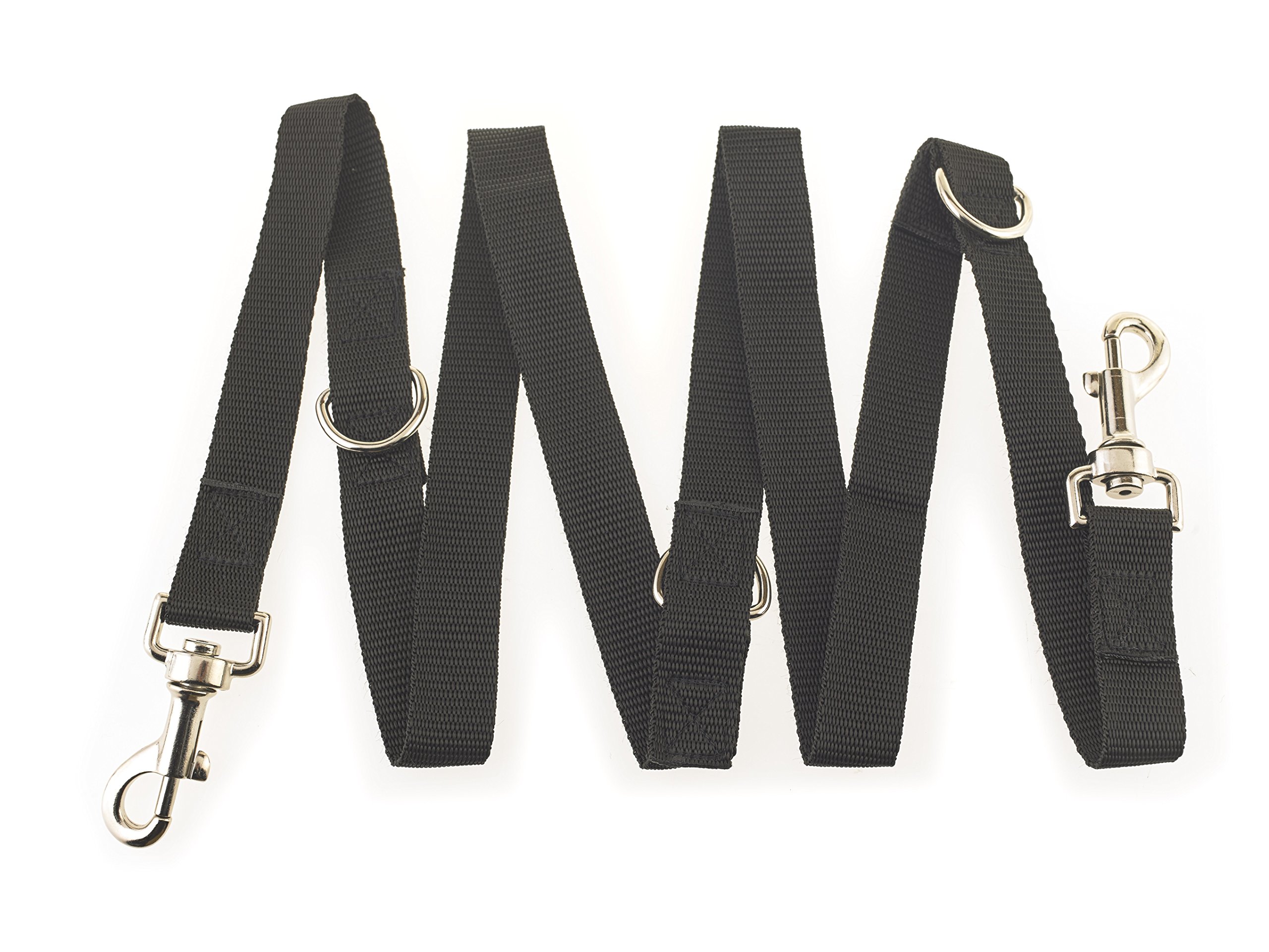 Maximum Pet Products Police style Black dog training lead 6ft Multiple colours 6ft/1.8m