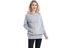 ALYC Cat Dog Carrier Hoodie Big Pet Pouch Sweatshirt Puppy Kitten Holder Carrier Pullover Top Kangaroo Unisex Hoodies