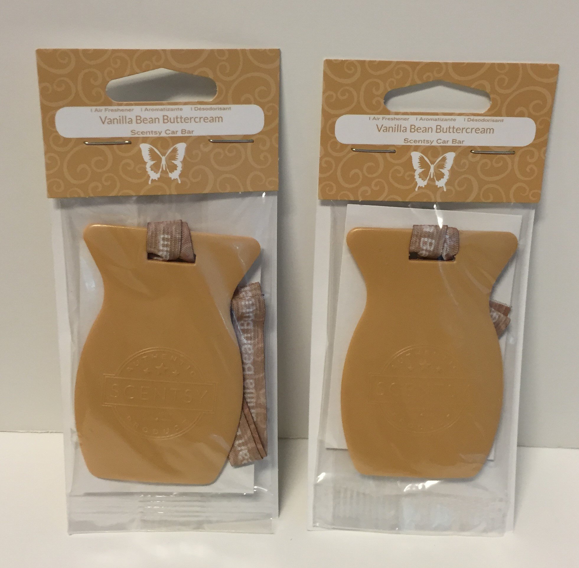 Scentsy 2pk Black Raspberry Vanilla Car Bar Air Freshener