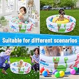 Marvellous Inflatable Paddling Pool 60cm 3 Ring Portable Baby Outdoor Indoor view 6
