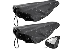 XONHYICN New Bicycle Seat Cushion Waterproof UV Protection Unisex for Gym Bike Mountain Bike Road Bike with Protective Lock Durable Rain Dustproof Cover