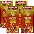 Redoxon Vitamin C + Zinc, Effervescent Tablets of Vitamin C and Zinc, Helps Support Your Immune System, Orange Flavor, 20 Effervescent Tablets, 2.82 Oz, Box (Pack of 4)