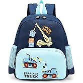 willikiva Cute Zoo Little 3d Backpack Kids Backpack for Boys and Girls Toddler Backpack Waterproof Preschool(Blue Hoist)