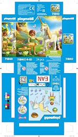 Playmobil Magic Unicorns Unicornio flor de sol con hada view 7