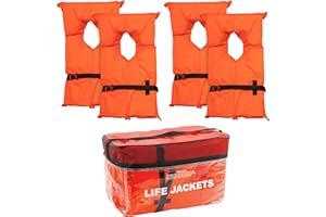 Airhead Adult Type II Keyhole Life Jacket, Multiple Colors and Sizes, Coast Guard Approved
