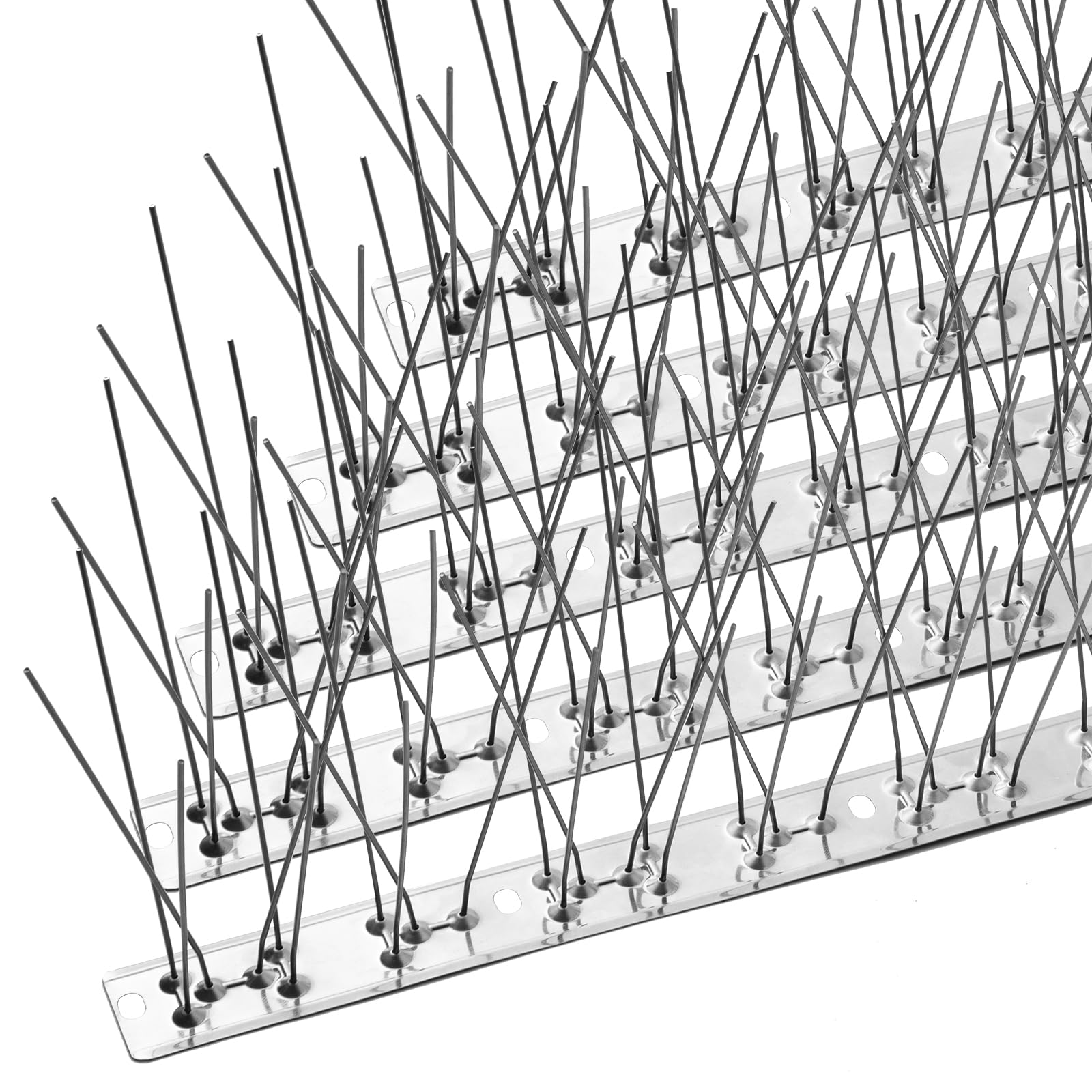OFFO Bird Spikes with Stainless Steel Base, Covers