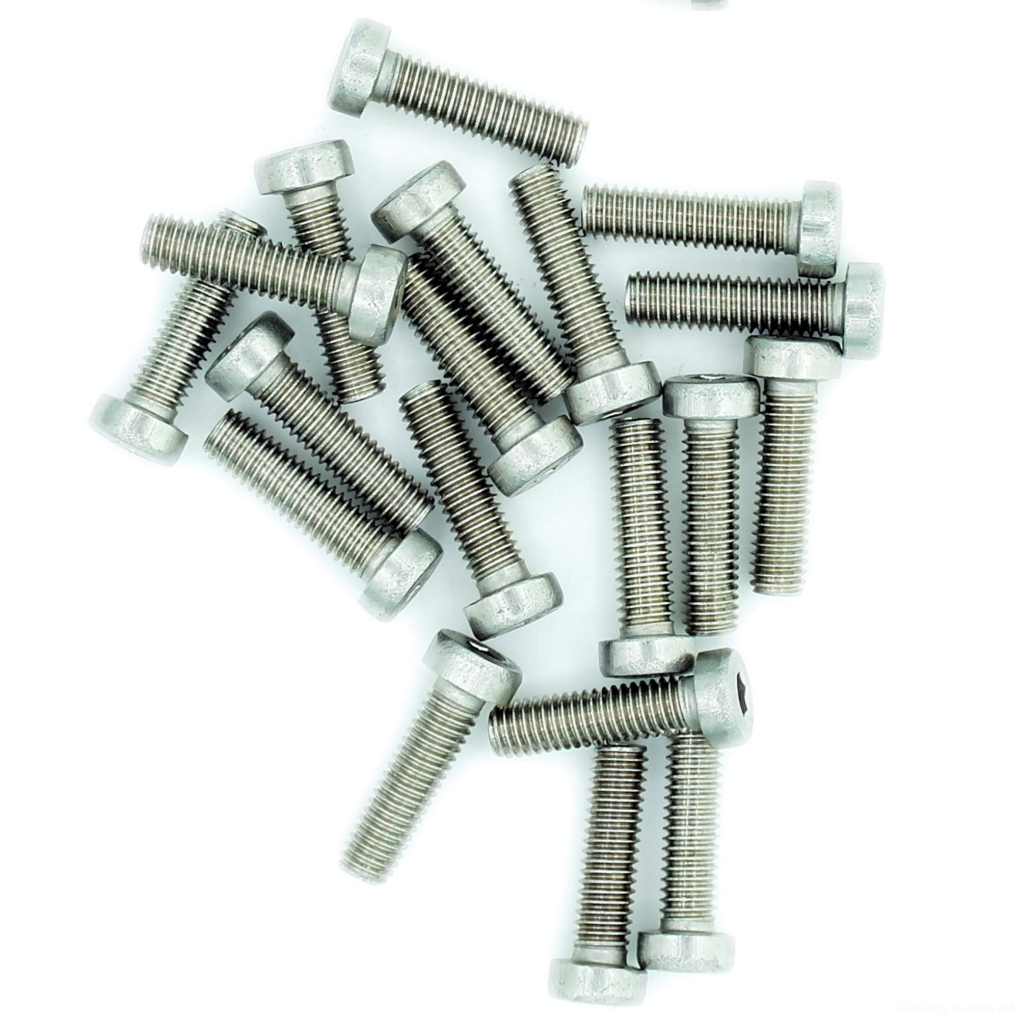 M5 (5mm x 35mm) Hex Socket Cap Screw (Bolt) (Low Head) - Stainless Steel (A2) (Pack of 20)