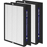 2 Pack A2 F2 True HEPA Replacement Filter Compatible with 3M Filtrete Room Purifier Models FAP-C02-A2, FAP-C03-A2, FAP-T03-A2, FAP-C02WA-G2, FAP-C03BA-G2, FAP-T03BA-G2, FAP-SC02N, Part # 1150101