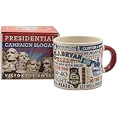 The Unemployed Philosophers Guild Presidential Slogan Coffee Mug - From "Tippecanoe and Tyler Too" to "Yes We Can" - Comes in a Fun Gift Box,14 oz