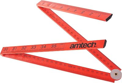 Amtech P5185 100cm Folding Plastic Rule