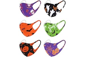 CBC Crown 12 Pack Unisex Children Dust Protection, Breathable, Washable and Reusable Face Masks, Boys & Girls (6 PACK, SET XXXI)