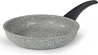 Flonal Dura Induction Pfanne, Gesund Kochen & Braten, Antihaft & Extrem Kratzfest, Für Induktion, Gas, Ceran, Italienische Premium Qualität (Bratpfanne 24cm)