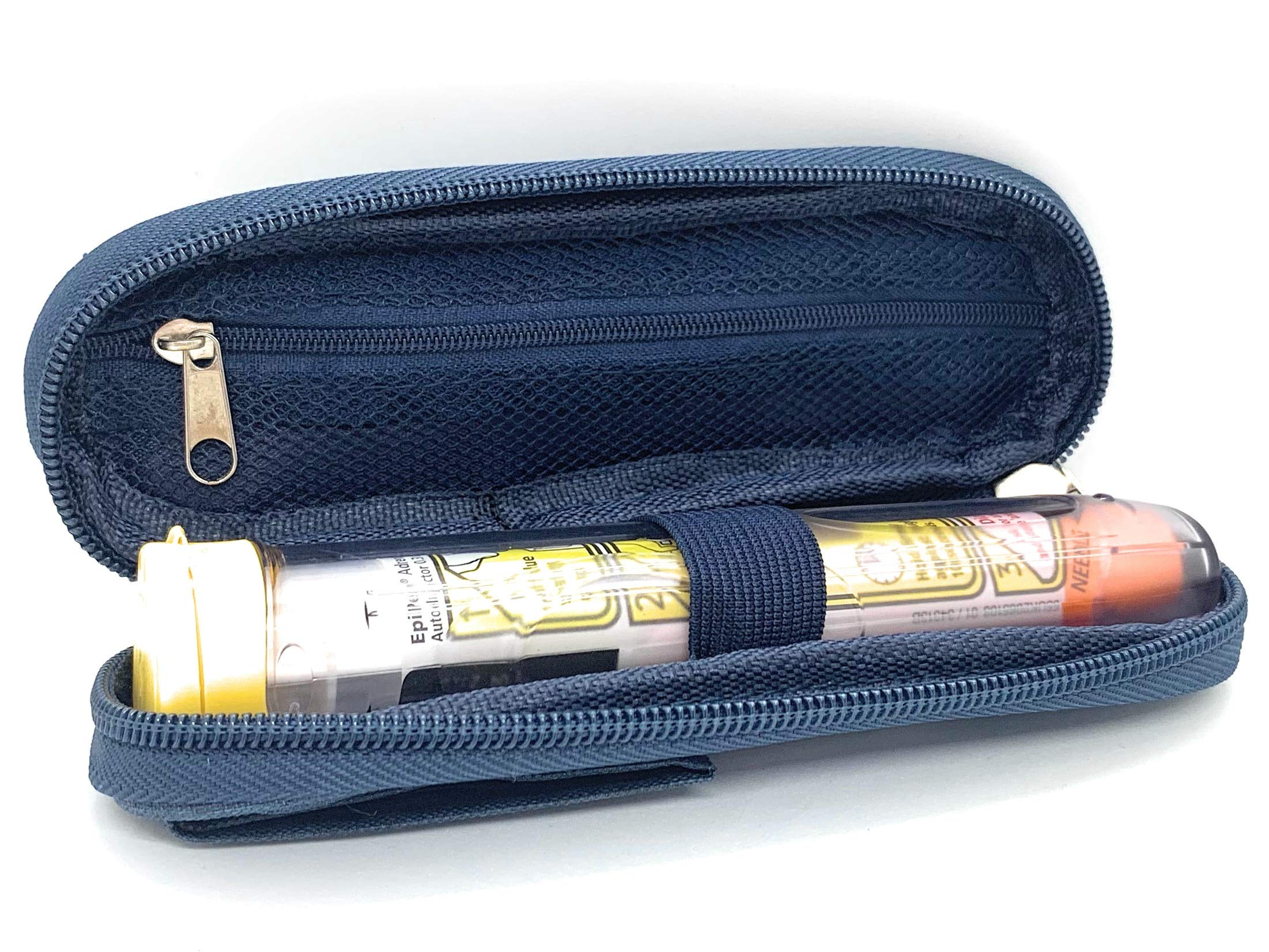 ICE Medical Blue Single Epipen Syringe Case/Bag - Allergies, Diabetes, Inhalers, Syringes, Insulin etc