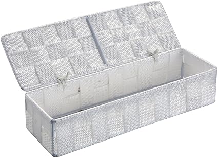 Versa Caja Rectangular con Tapa Blanca: Amazon.es: Hogar