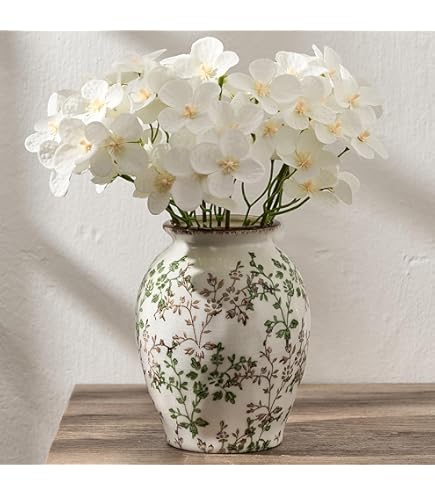 Magcolor Tall Table Modern Vase,Large Ceramic Flower Vases for