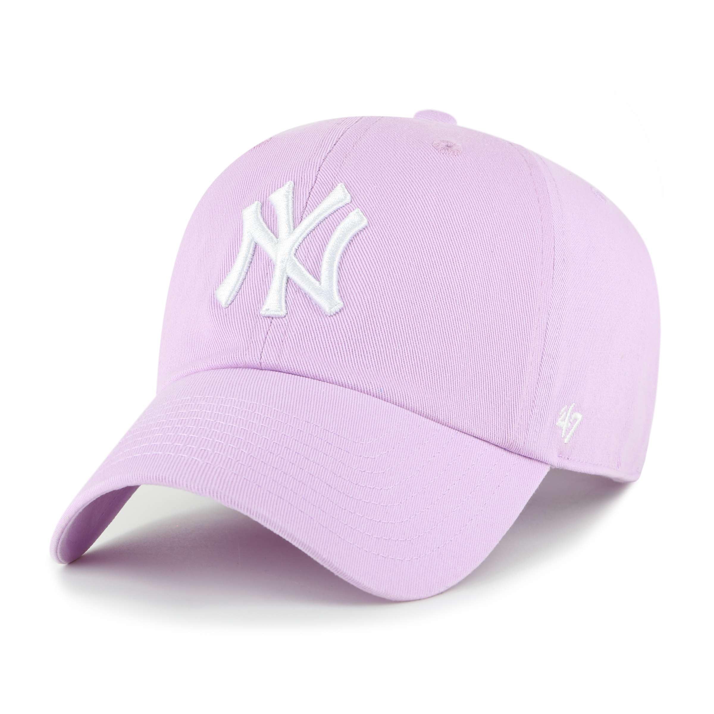 47 Brand Strapback Cap - Clean UP New York Yankees Cosmos Purple — image 1