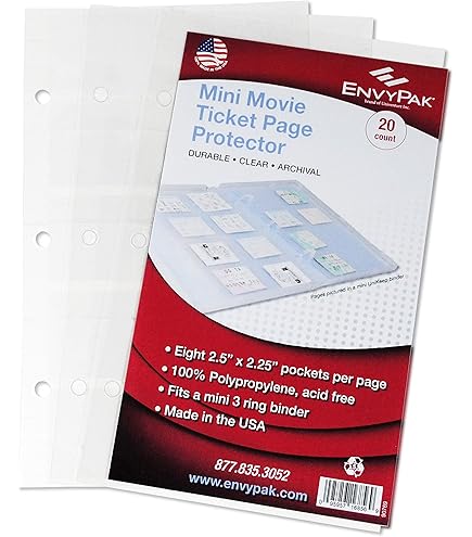 Amazon.com : StoreSMART Ticket & Stub Binder Page - 10