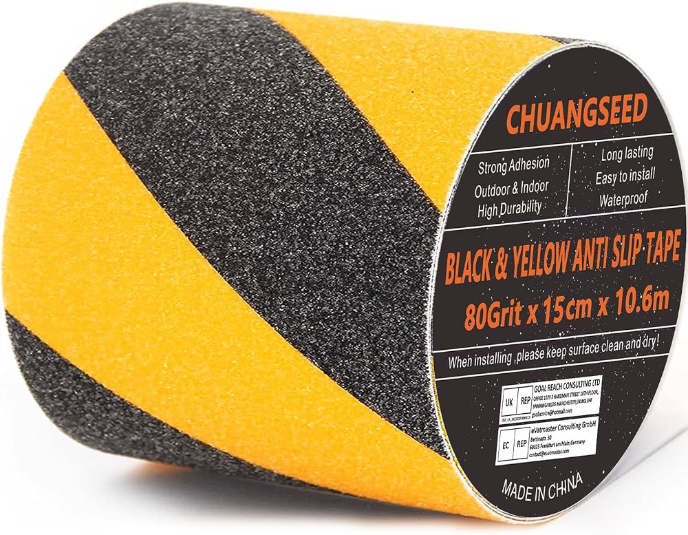 Anti Slip Tape Heavy Duty Yellow Black 6in x 35ft
