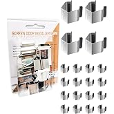 NACETURE Screen Retainer Clips for Window &amp; Door Screens, 20 Pack | Designed for securely installing and replacing window and door screens on patios, garages and more.