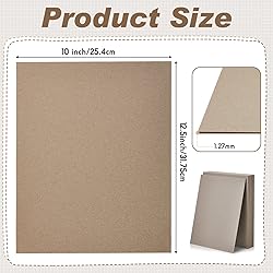 50 Pcs Book Board, Binders Board Chipboard Designer