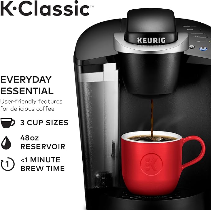 Amazon De Keurig Kaffeemaschine K50 Einheitsgrosse Schwarz