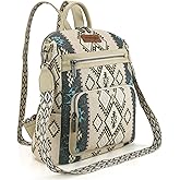 Montana West Wrangler Convertible Backpack Purse for Women Western Aztec Backpack Travel Bags WG213-9110TN