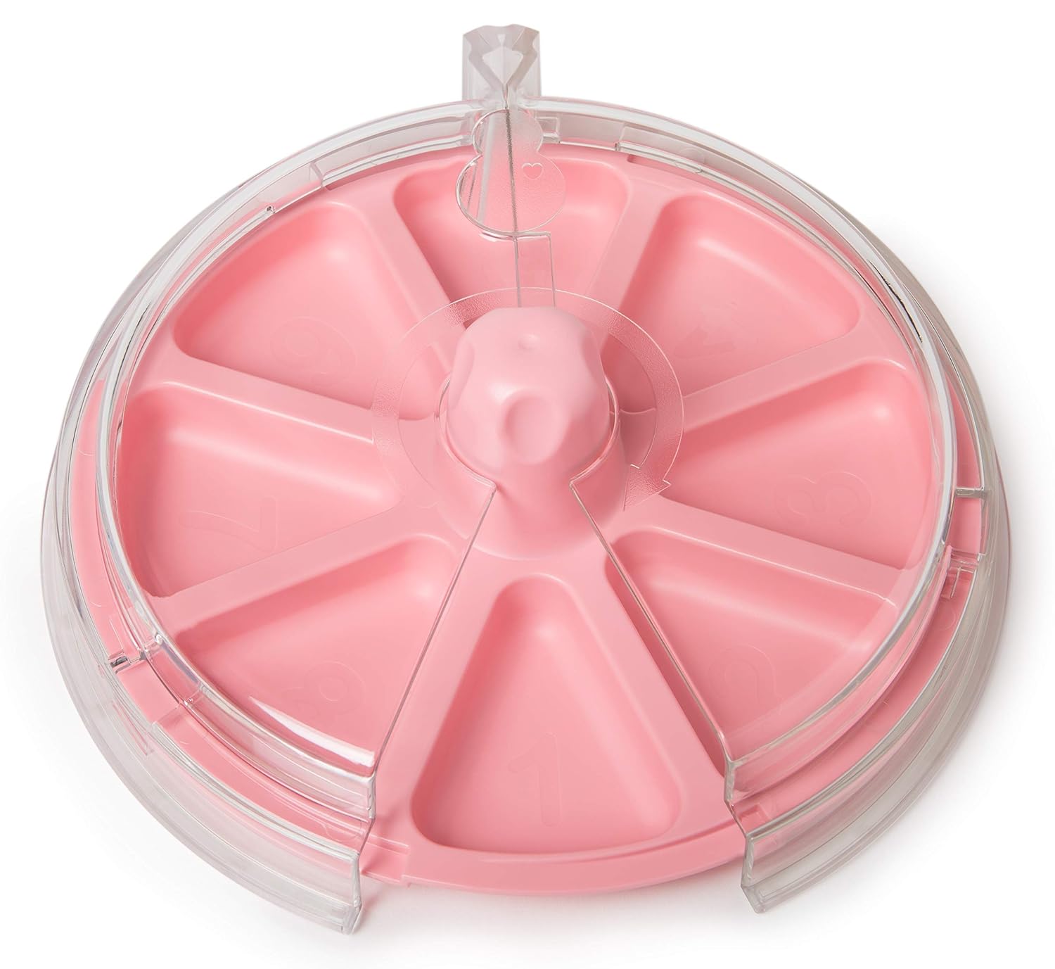 8 the Plate is an Award Winning Spinning Plate for Picky Eaters Making Meals Fun - Tickle Me Pink