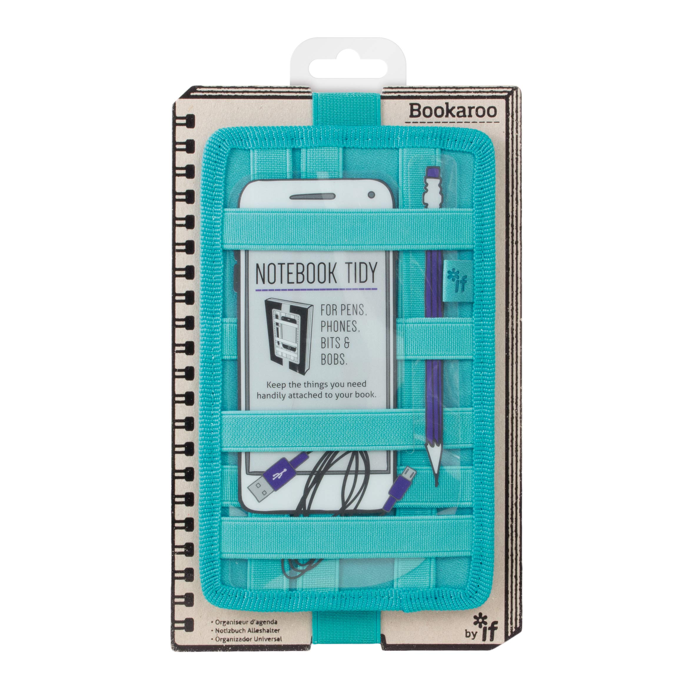 Bookaroo Notebook Tidy-Turquoise